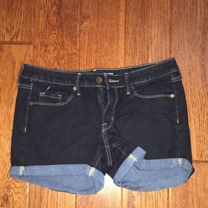 Denim shorts